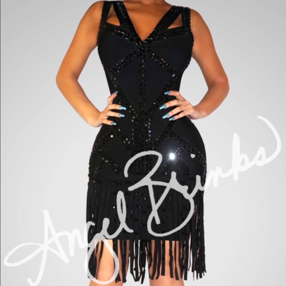 Angel Brinks Fashion Inferno Bandage dress